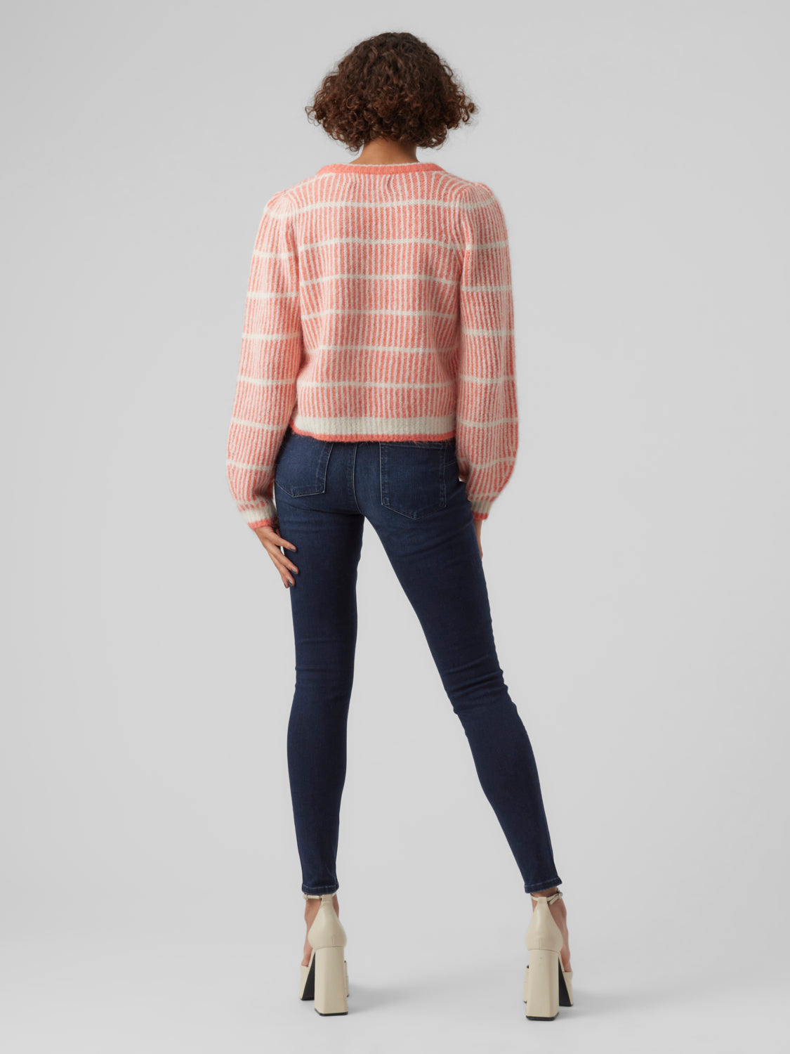 VMCALA Knitted pullover - Georgia Peach