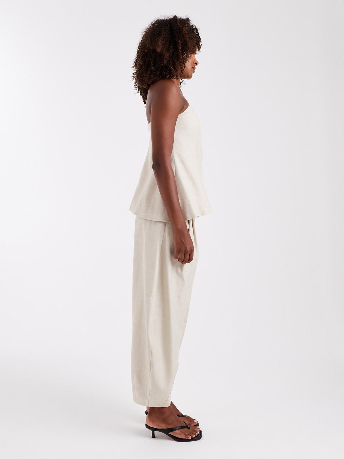 TSSINA Trousers - Abbey Stone