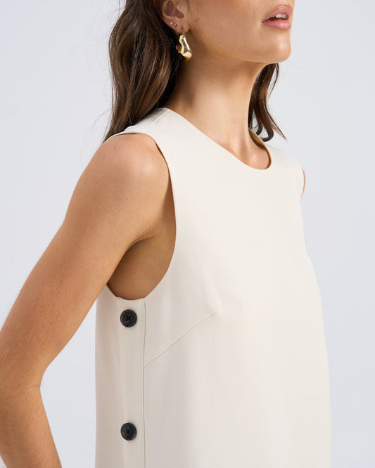 VMFAME BUTTONED MINI DRESS