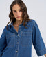 VMTOLKE DENIM SHIRT DRESS