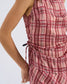 VMILSE SLEEVELESS CHECK TOP