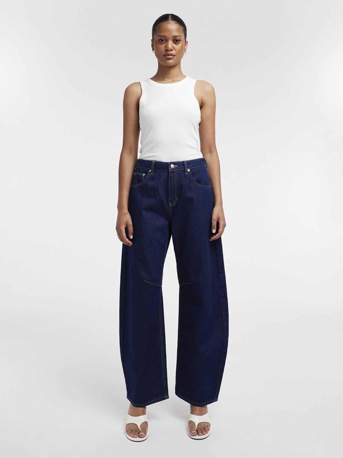 TSBARREL Jeans - Dark Blue Denim