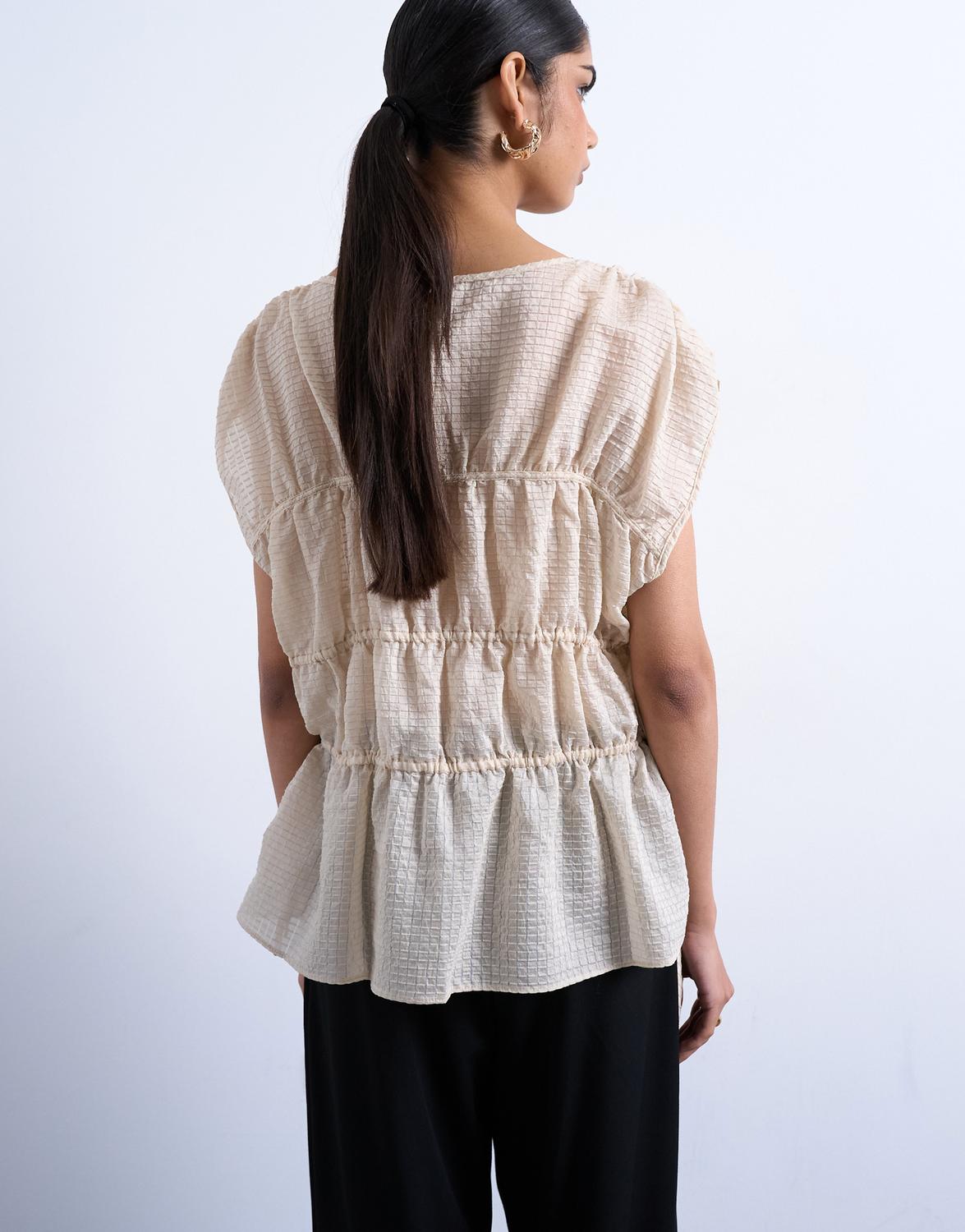 TSENA RUFFLED TOP