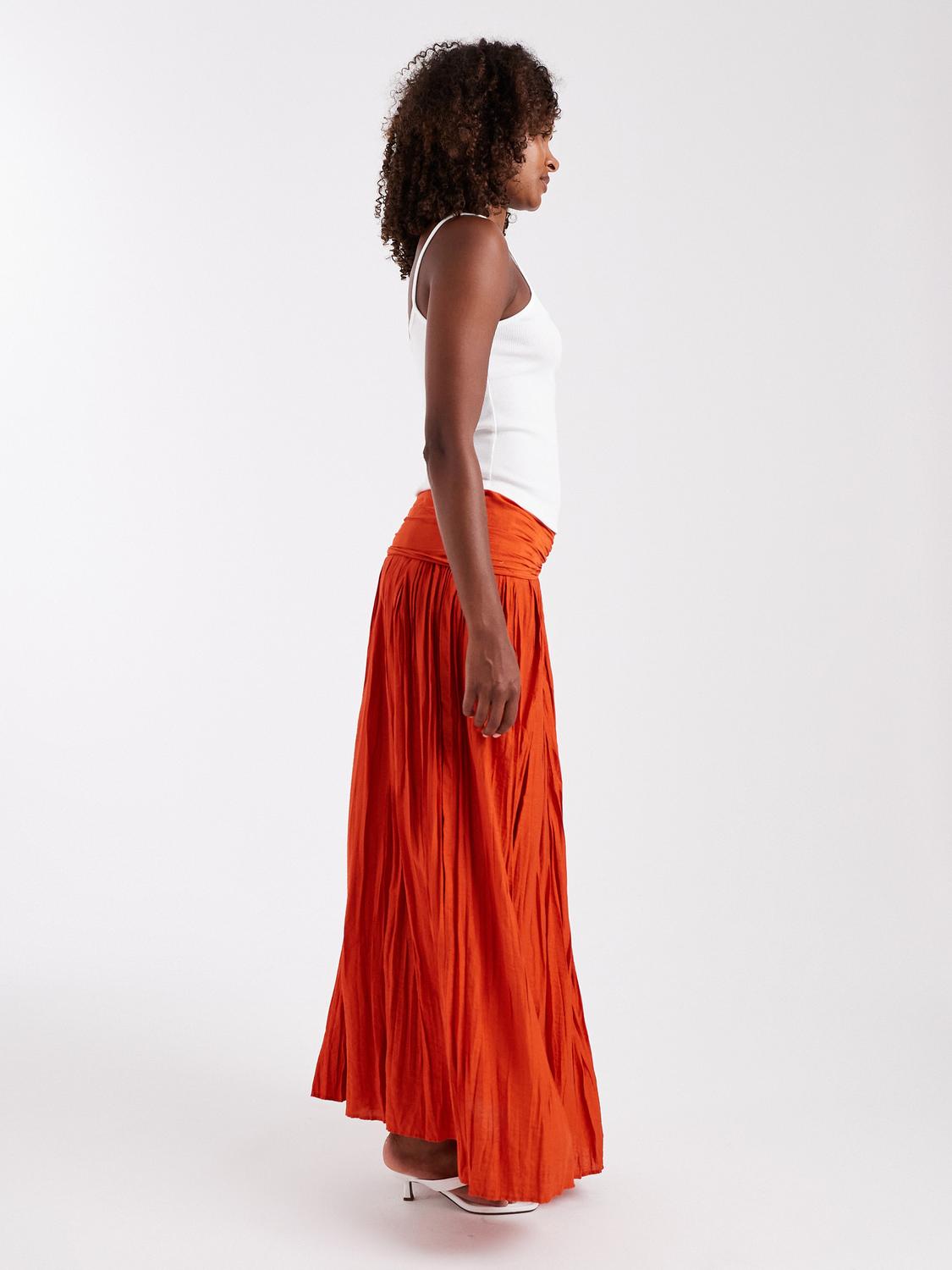 TSNADJA Long skirt - Orange