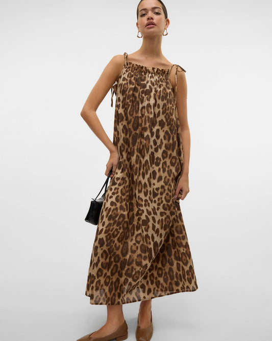 VMROXANNE LEOPARD MAXI DRESS