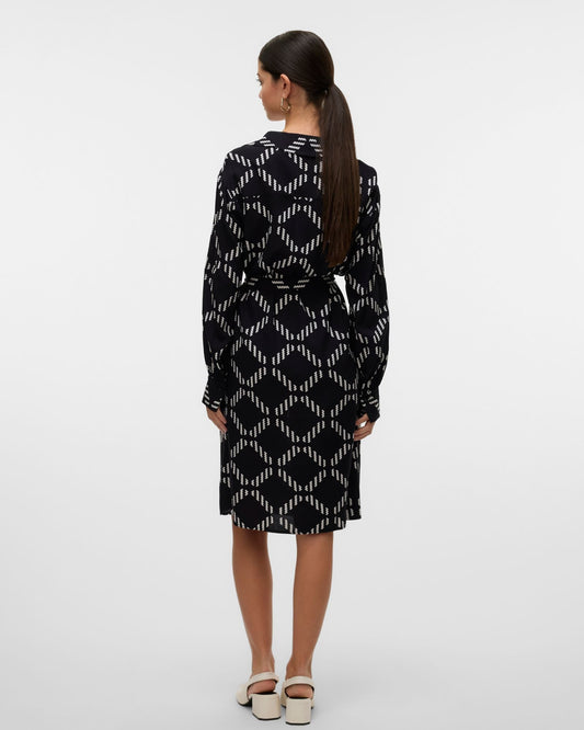 VMBRINA Printed Midi Dress