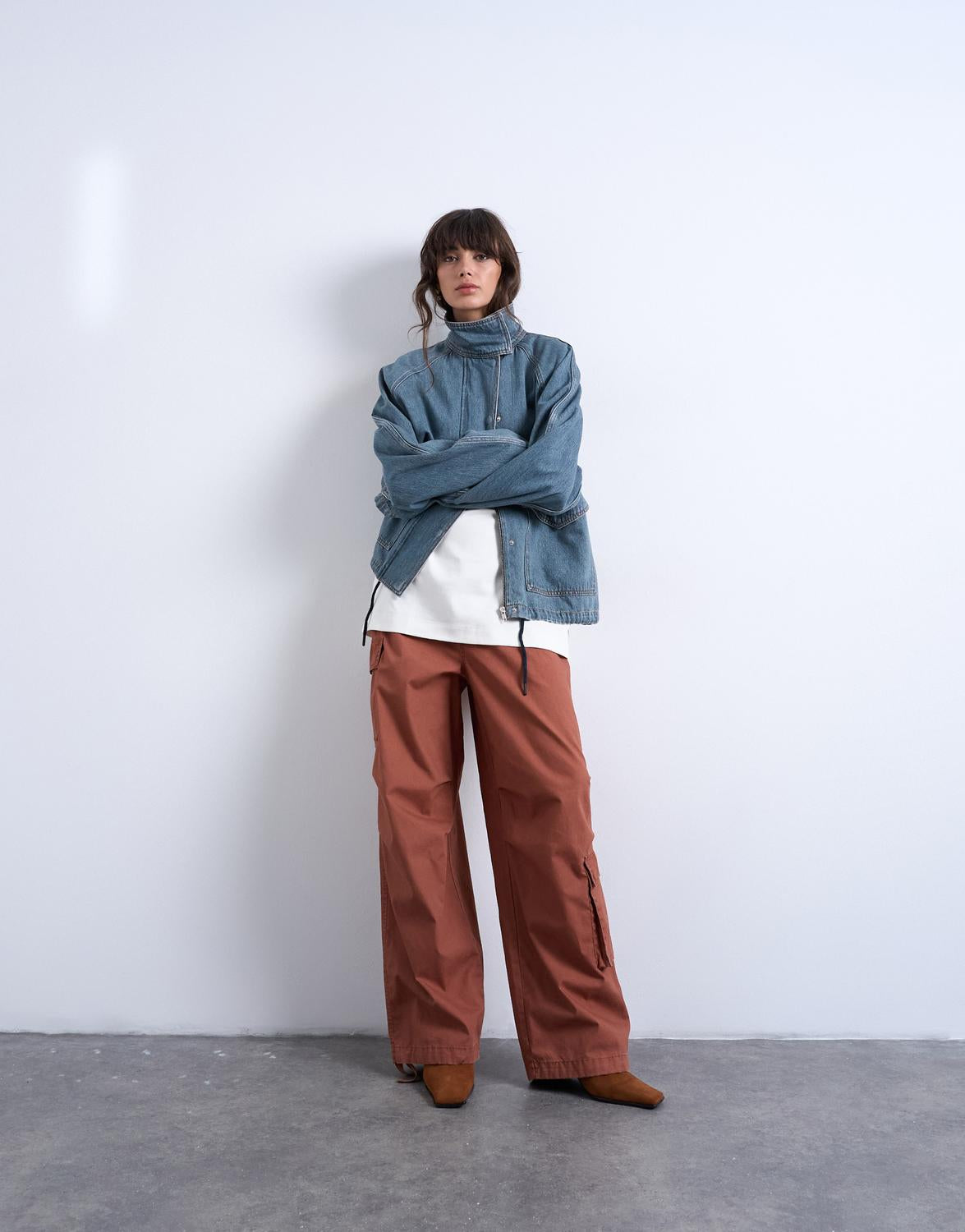 TSCARO COTTON CARGO PANTS