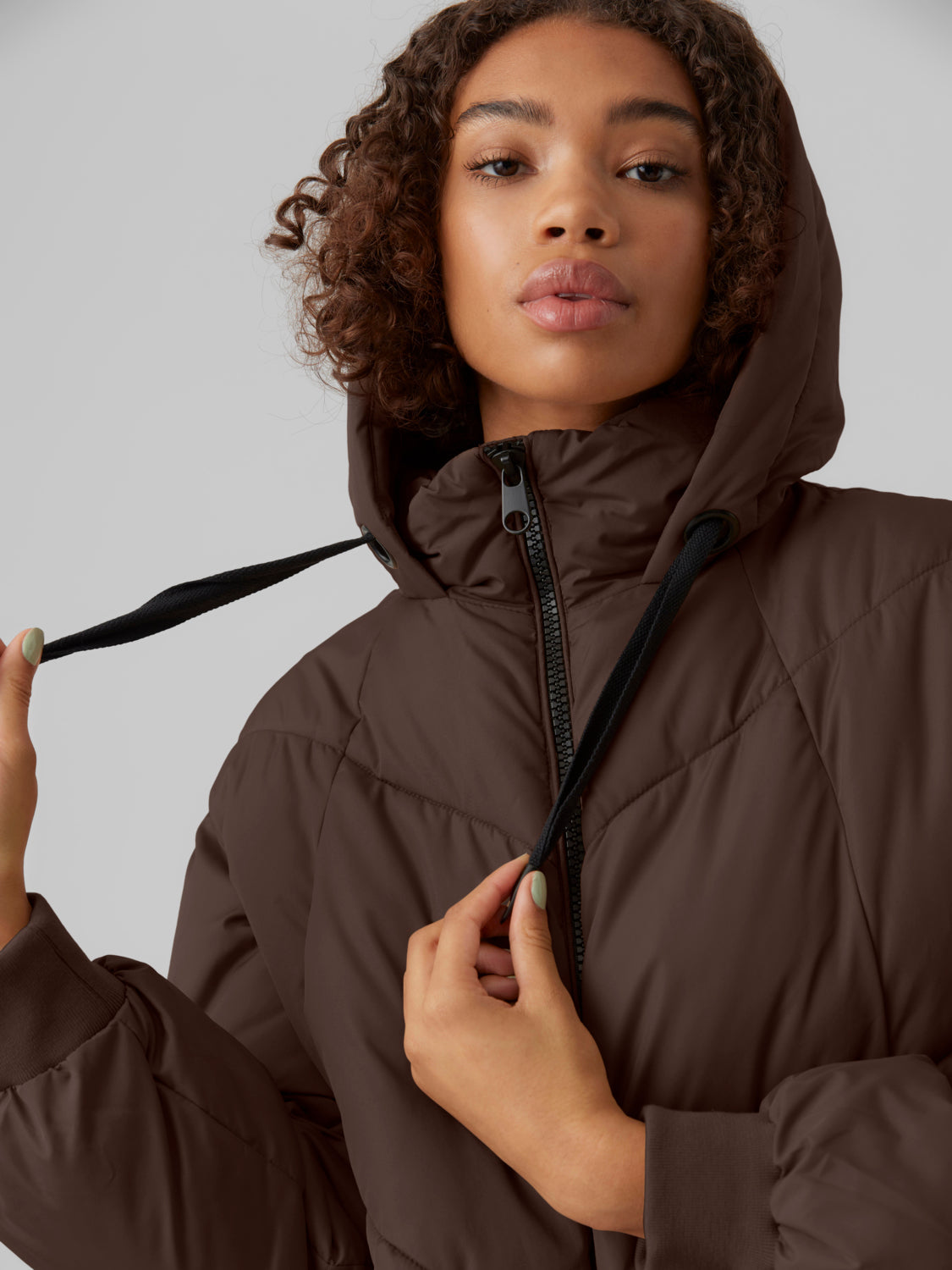VMBEVERLY Puffer jacket - Coffee Bean
