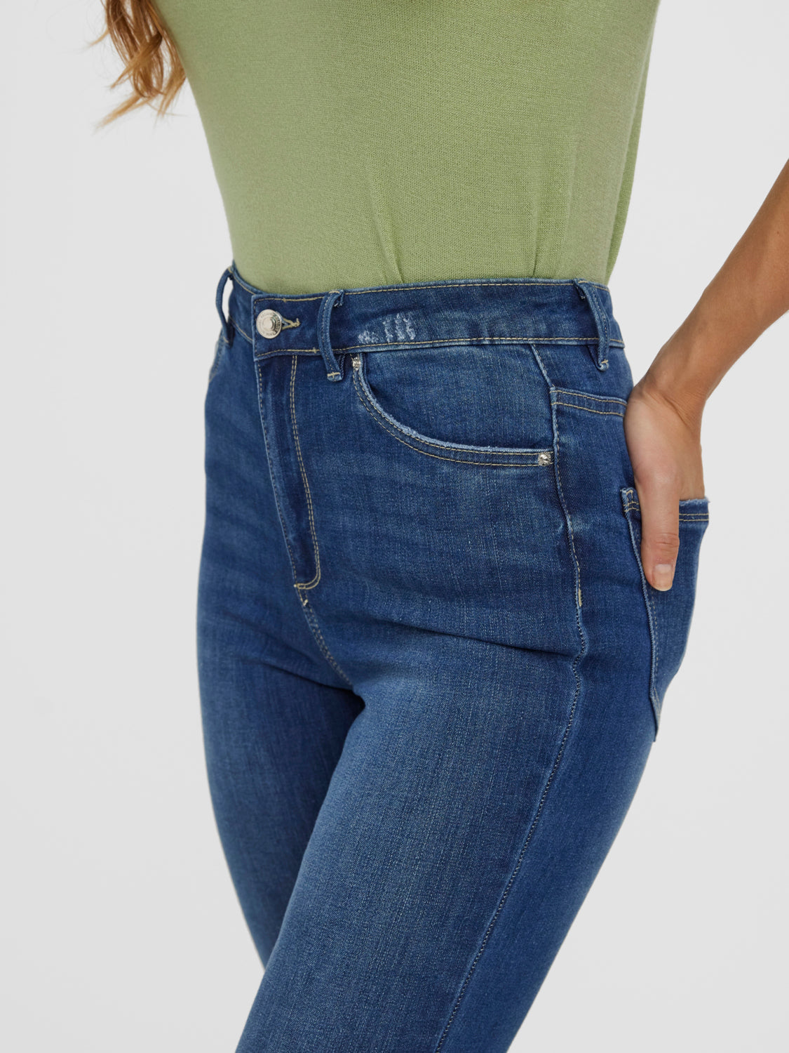 VMSOPHIA Skinny fit jeans - Medium Blue Denim