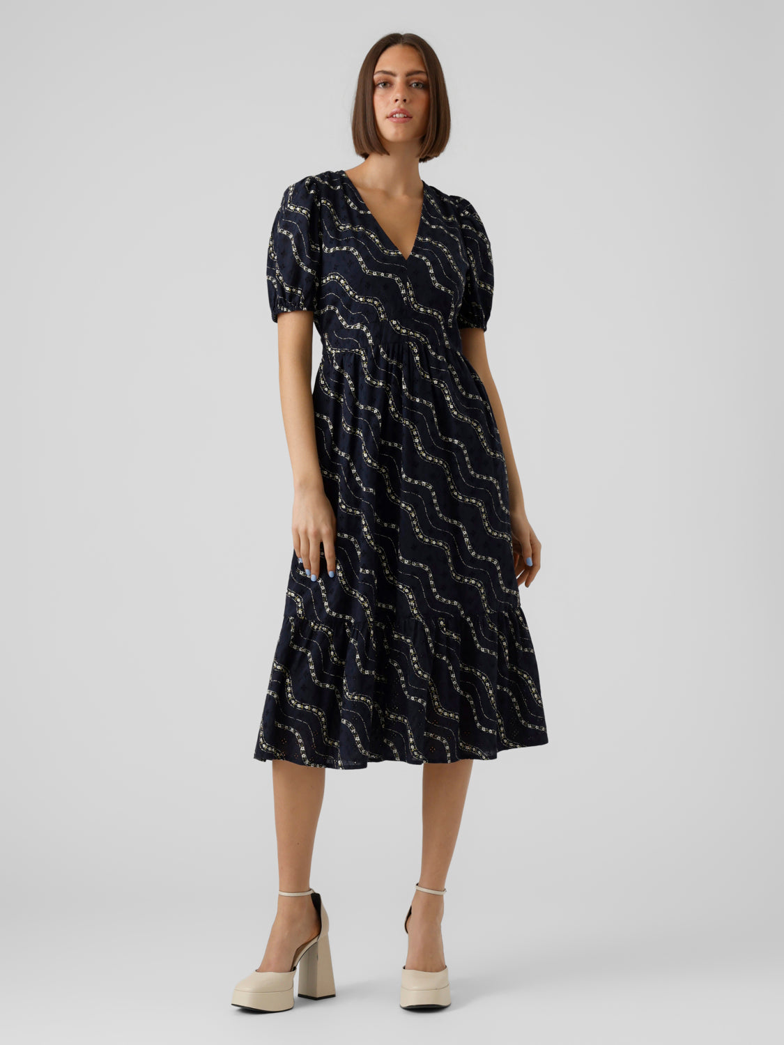 VMMONI Dress - Navy Blazer