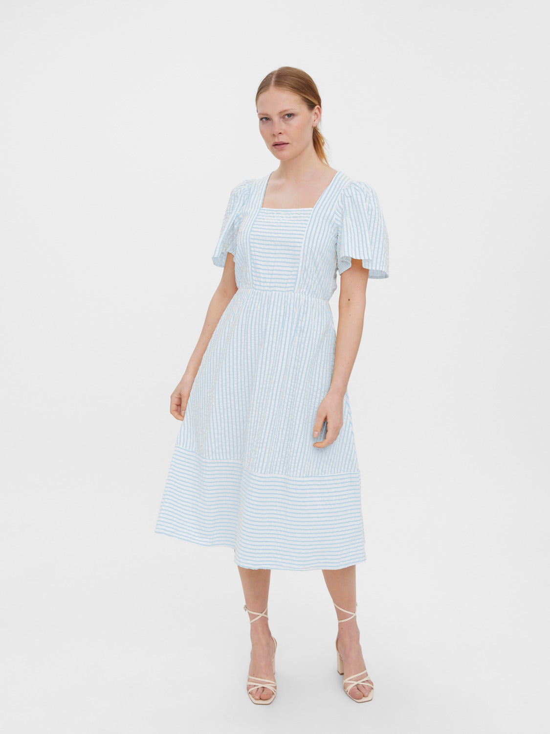 VMJUNO Short dress - Blue Bell