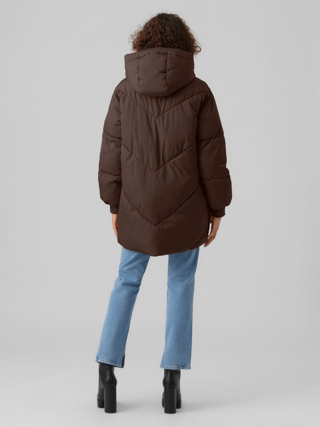 VMBEVERLY Puffer jacket - Coffee Bean