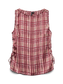 VMILSE SLEEVELESS CHECK TOP