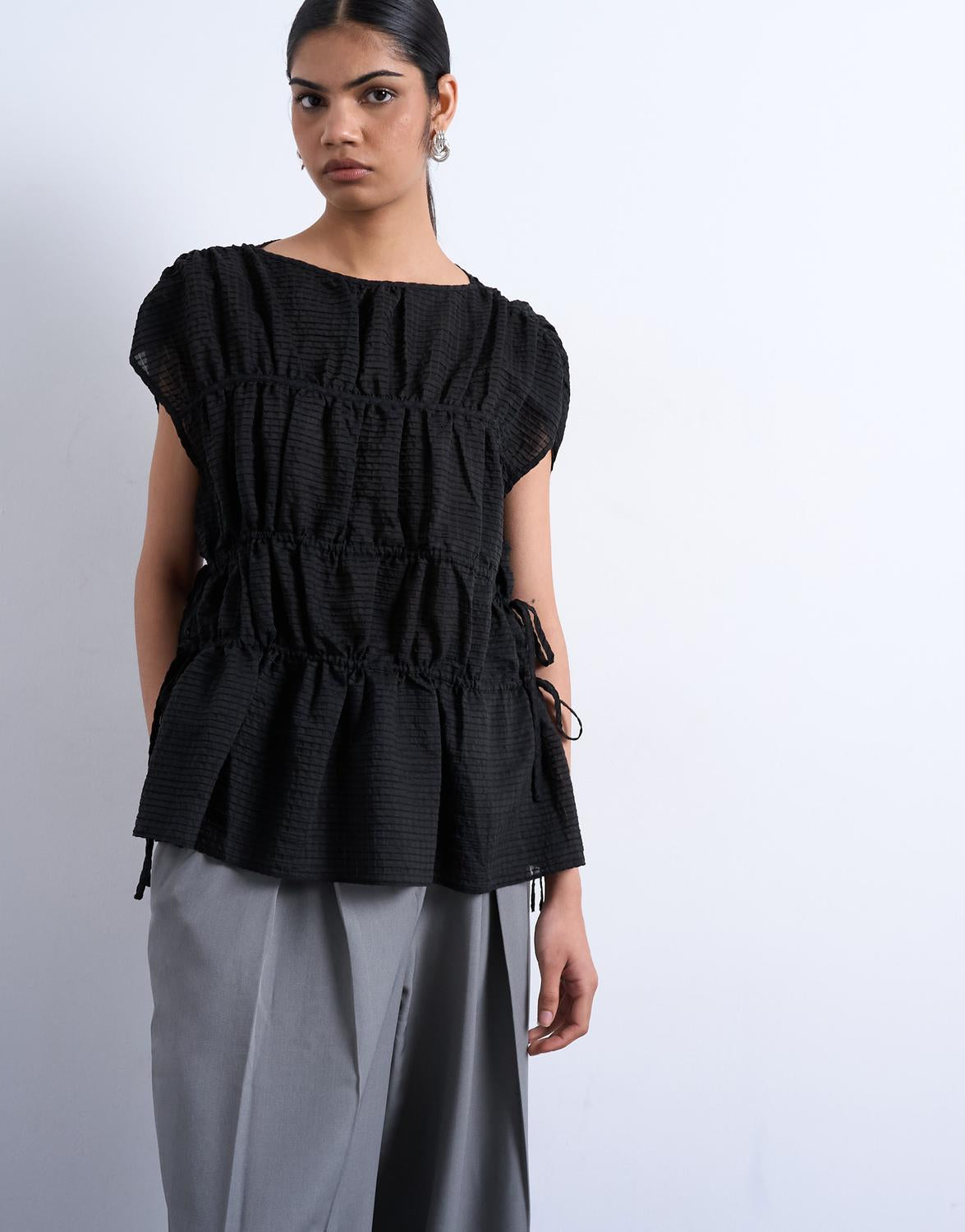 TSENA RUFFLED TOP